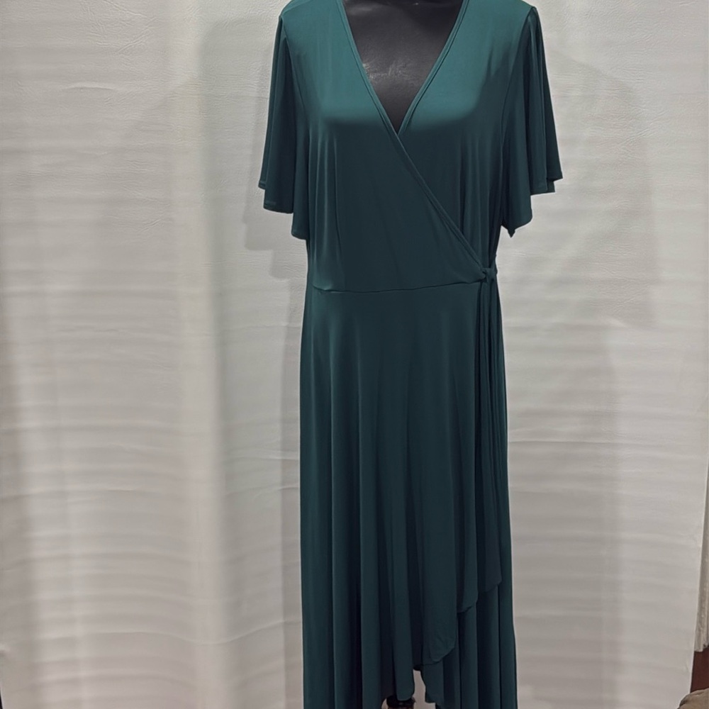NWT Soprano Hunter Green dress, Size 3X
